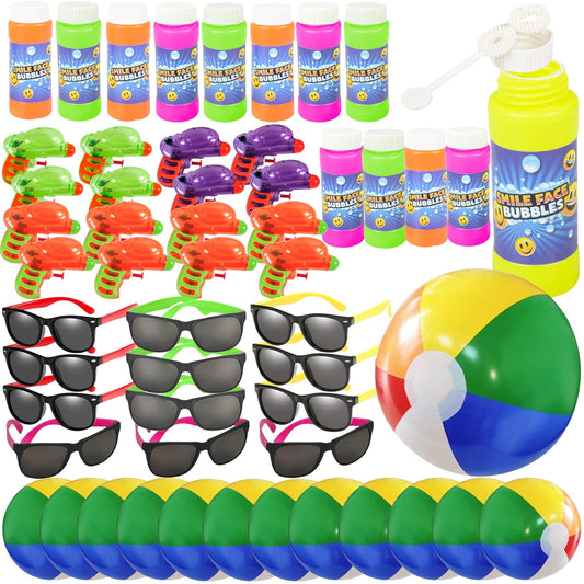 Pool and Beach Party Favors Mega Bundle - 48 Kid Toys