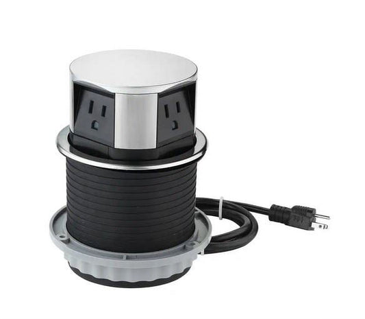 Link2Home Space Saver Pop up Outlet with USB