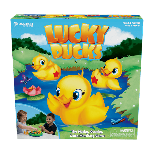 Pressman Toy Lucky Ducks Game for Kids Ages 3 and up