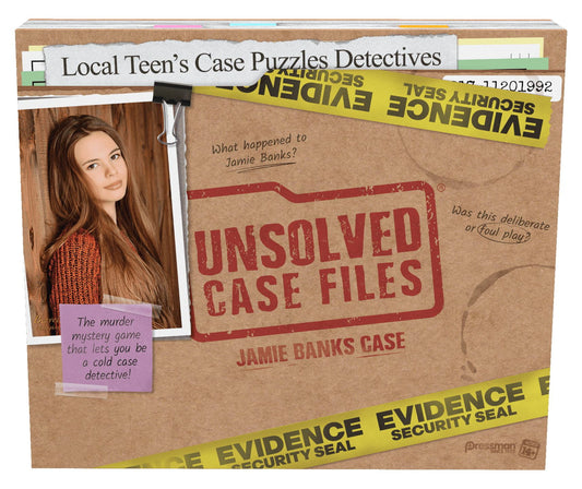 Pressman Unsolved Case Files: Jamie Banks - Crime Solving Party Game