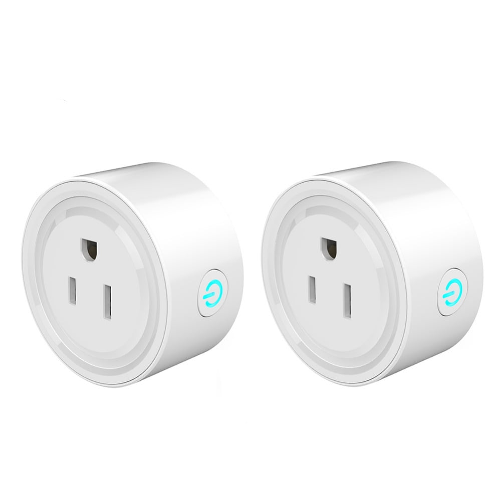 Rosnek Switch Smart Plug, Wireless WiFi Outlet, Works with Amazon Google Assistant,No Hub Required,1/2/3/4/6/8/10Pack