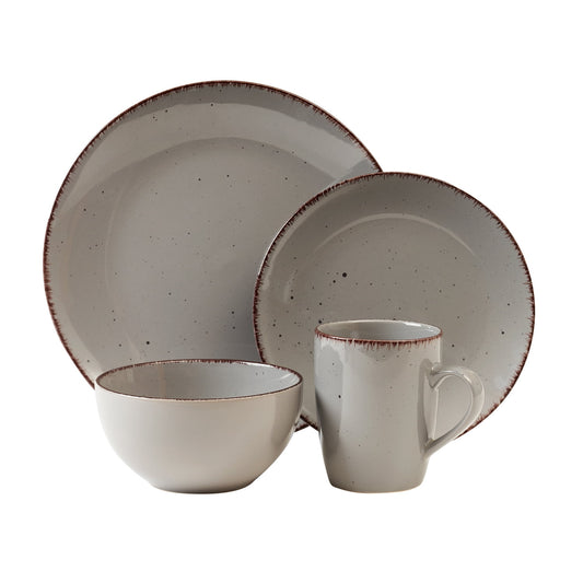 Safdie & Co. Stoneware Dinnerset 16 Piece Utopia