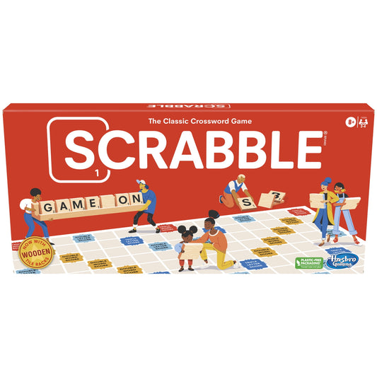 Scrabble Board Game, Fun Family Game For 2-4 Players