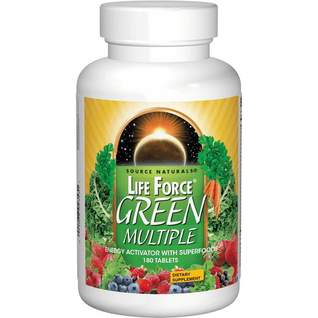 Source Naturals Life Force Green Multiple 180 Tabs