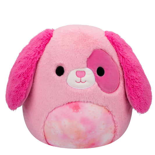 Squishmallows FuzzAMallows 12 inch Chasen The Pink Dog - Child's Ultra Soft Plush Toy