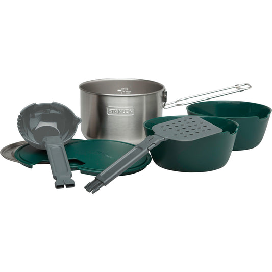 Stanley Adventure All-in-One Two Bowl Camp Cook Set - Stainless Steel