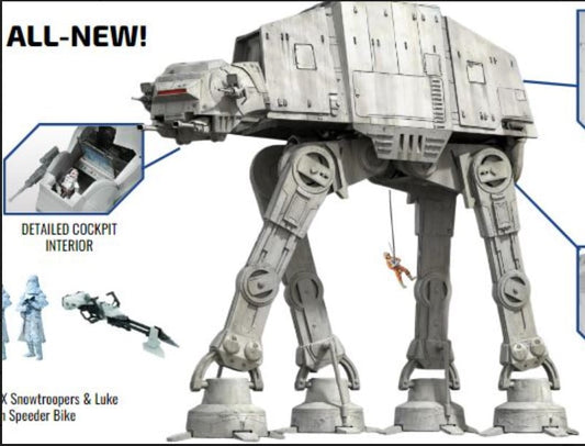 Star Wars Micro Galaxy Squadron AT-AT Walker - 10-inch Assault Class Vehicle