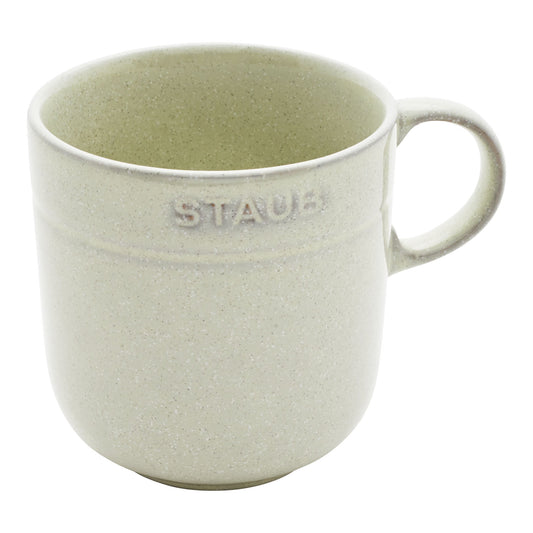 Staub Ceramic Dinnerware 4-pc 16 oz. Mug Set - White Truffle