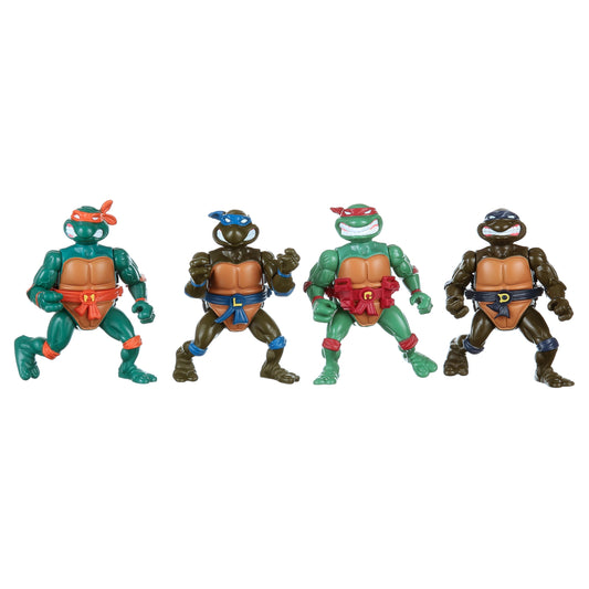 Teenage Mutant Ninja Turtles: Classic 4" Turtles 4-Pack Figure Bundle by Playmates Toys