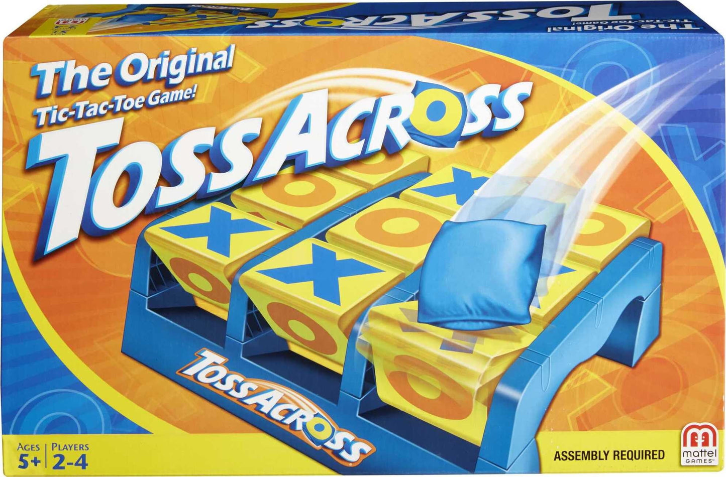 Toss Across Kids Outdoor Game Bean Bag Toss for Camping and Family Night, Get Three-in-a-Row