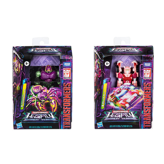 Transformers Generations Legacy Deluxe Tarnatula and Elita Kids Toy Action Figure Set for Boys & Girls