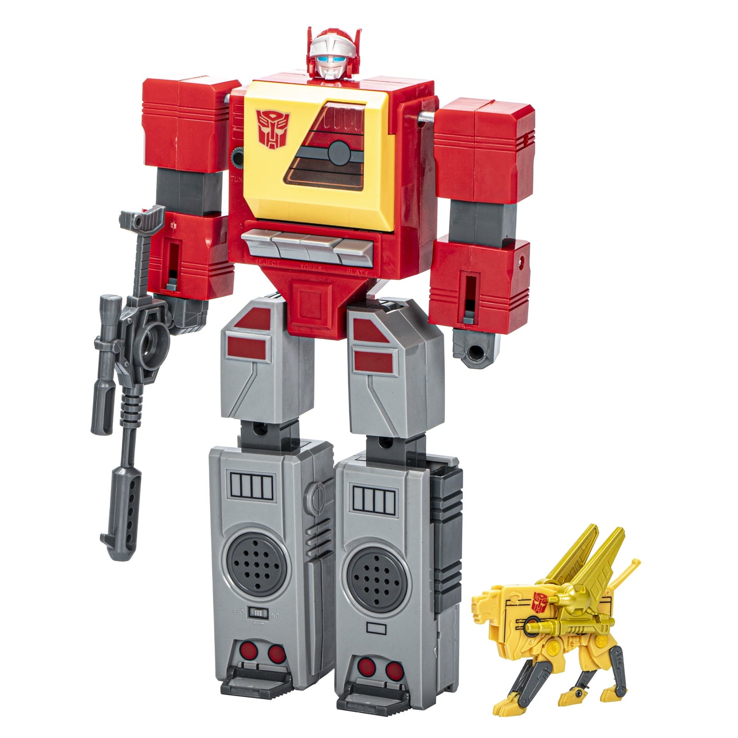 Transformers: Retro 40th Anniversary Autobot Blaster & Steeljaw Action Figure, Boys & Girls Ages 4+