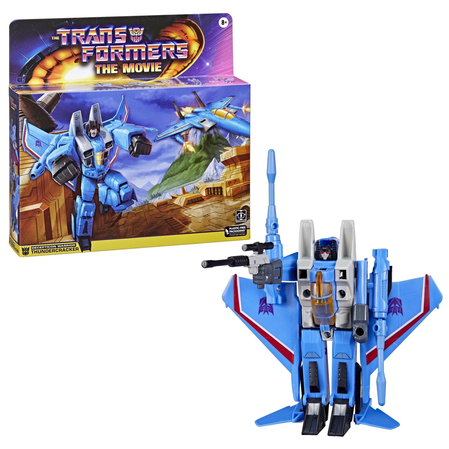 Transformers: The Movie Thundercracker Kids Toy Action Figure for Boys and Girls Ages 8 9 10 11 12 and Up (5.5”)