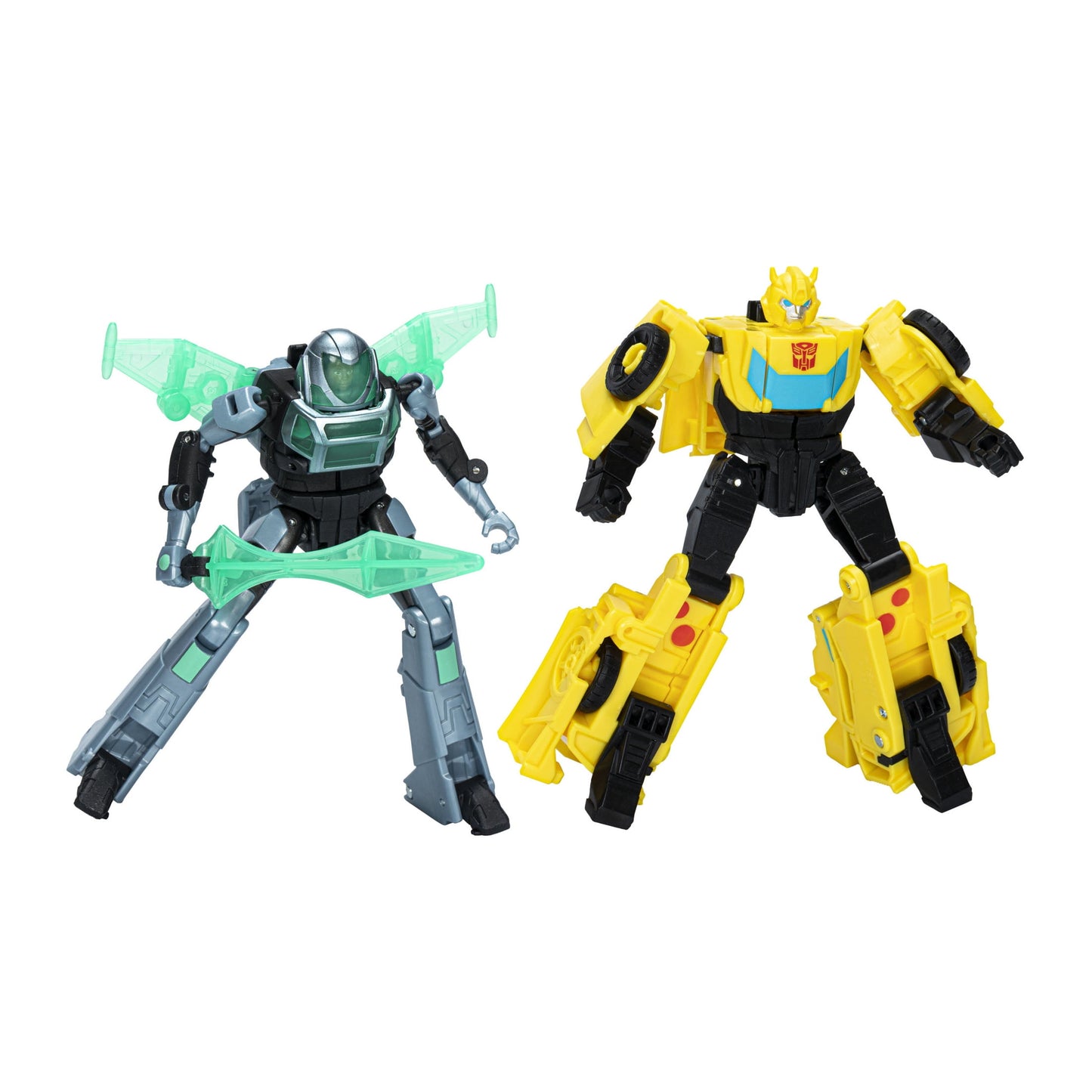 Transformers Toys EarthSpark Cyber-Combiner Bumblebee and Mo Malto Action Figures