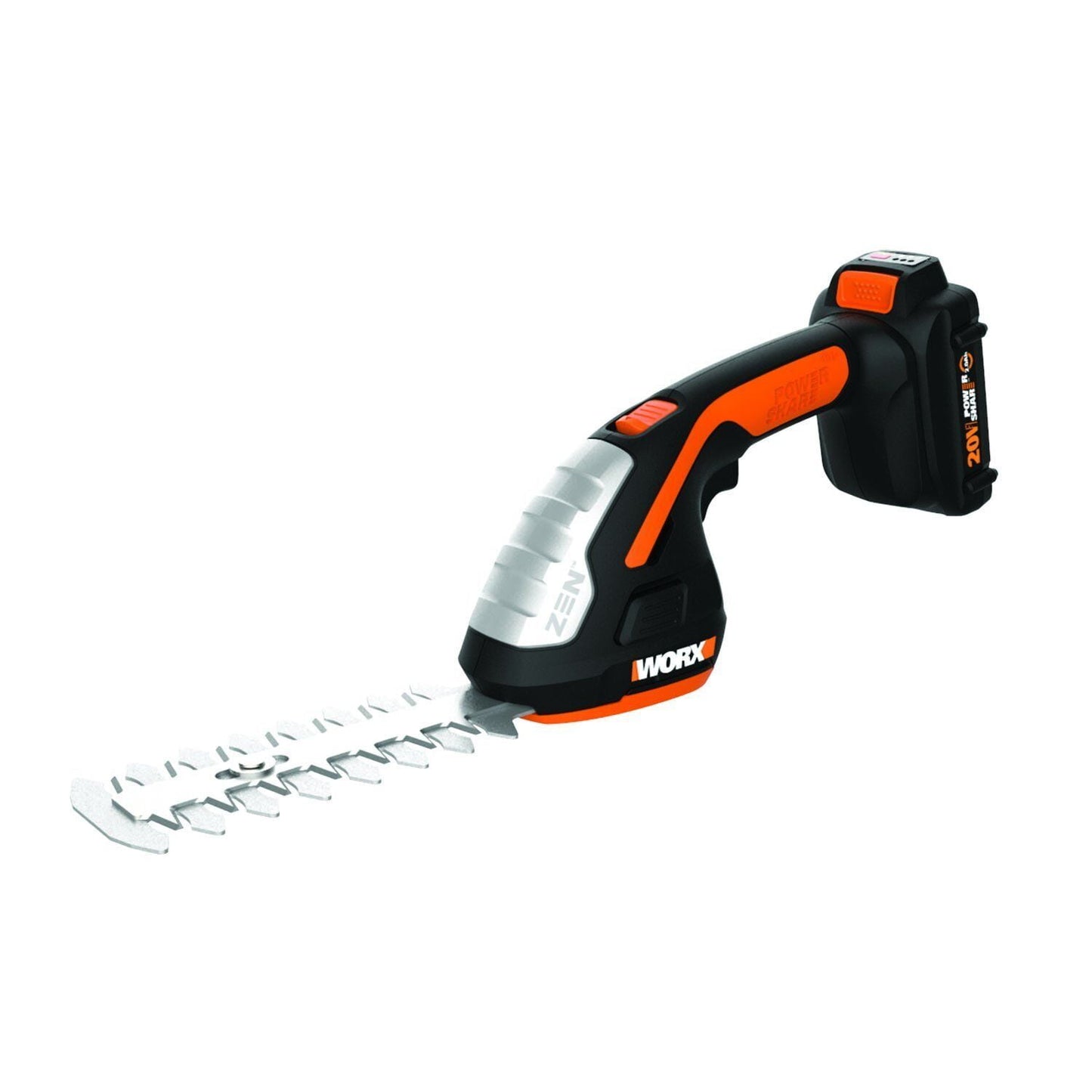 Worx WG801 20V Power Share 4" Cordless Shear and 8" Shrubber Trimmer