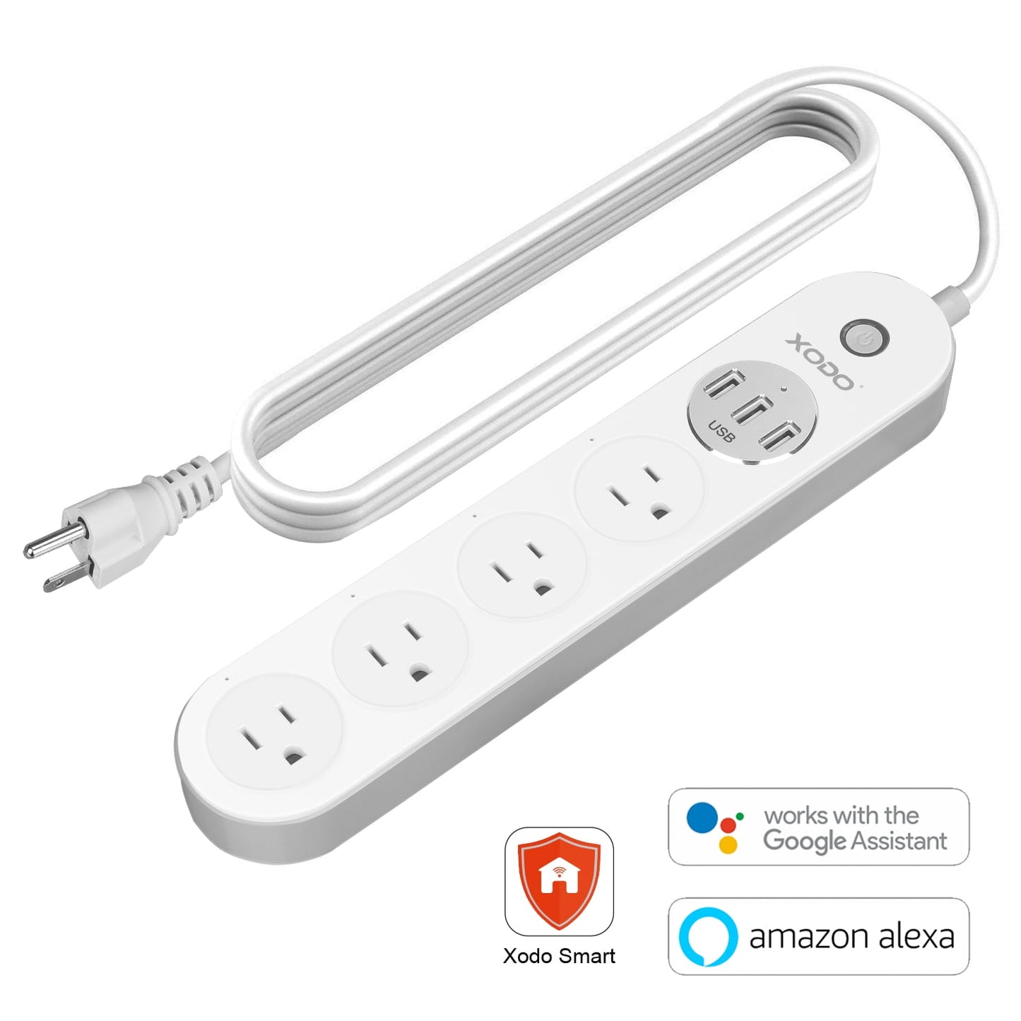 XODO Wi-Fi Smart Plug Outlet 2-Pack - Alexa Plug, Remote App Control