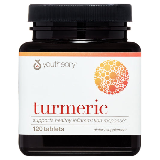 Youtheory Turmeric with BioPerine Black Pepper Tablets 120ct