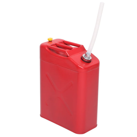 Zimtown Portable 20L 5 Gallon Petrol Jerry Can with Spout, Red