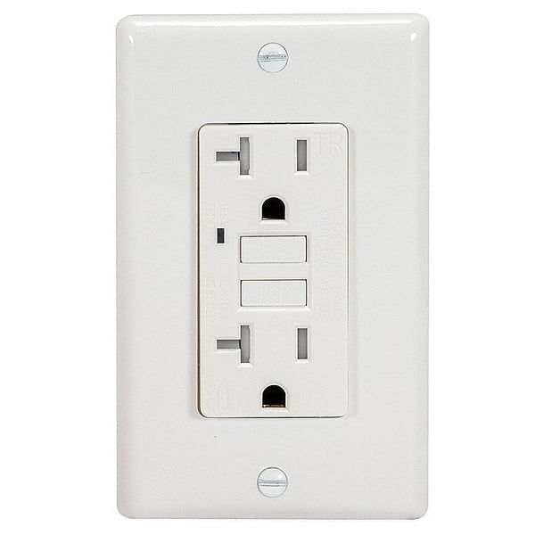 ZoroSelect GFCI Receptacle, General Purpose, 2-Poles