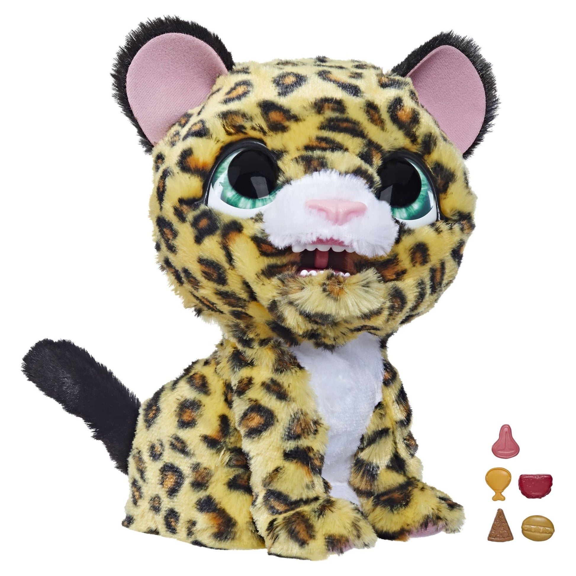 furReal Lil’ Wilds Lolly the Leopard Plush Toy, Interactive Pets Toys for 4 Years and Up